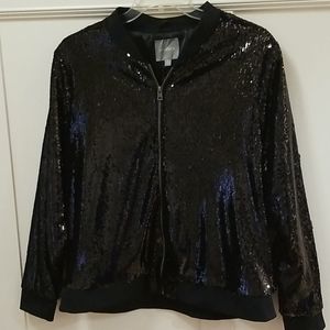 Black Sequin 3X Jacket